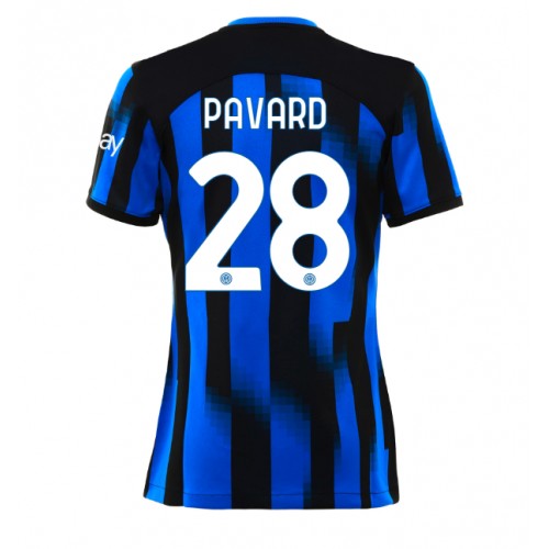 Inter Milan Benjamin Pavard #28 Domaci Dres za Ženska 2023-24 Kratak Rukav